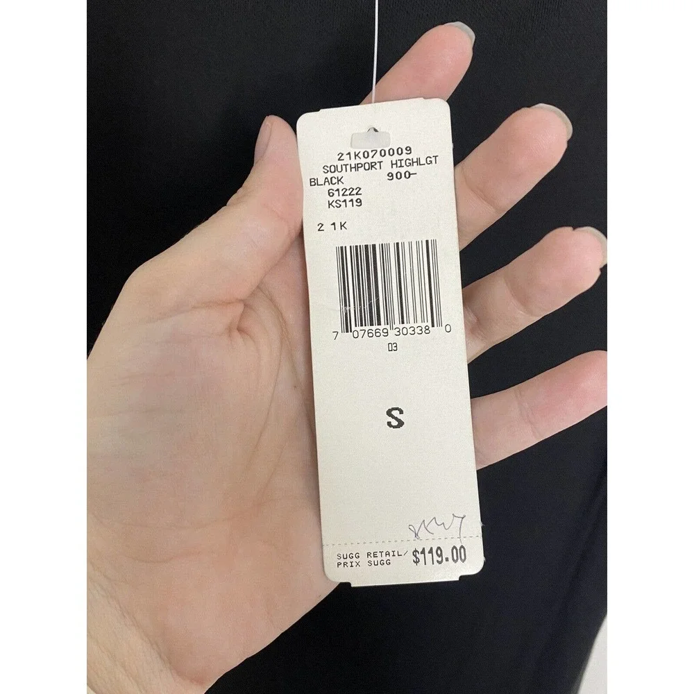 LAUREN Ralph Lauren Women Sleeveless Black Classic Knit Maxi Dress Size S New - Picture 3 of 5